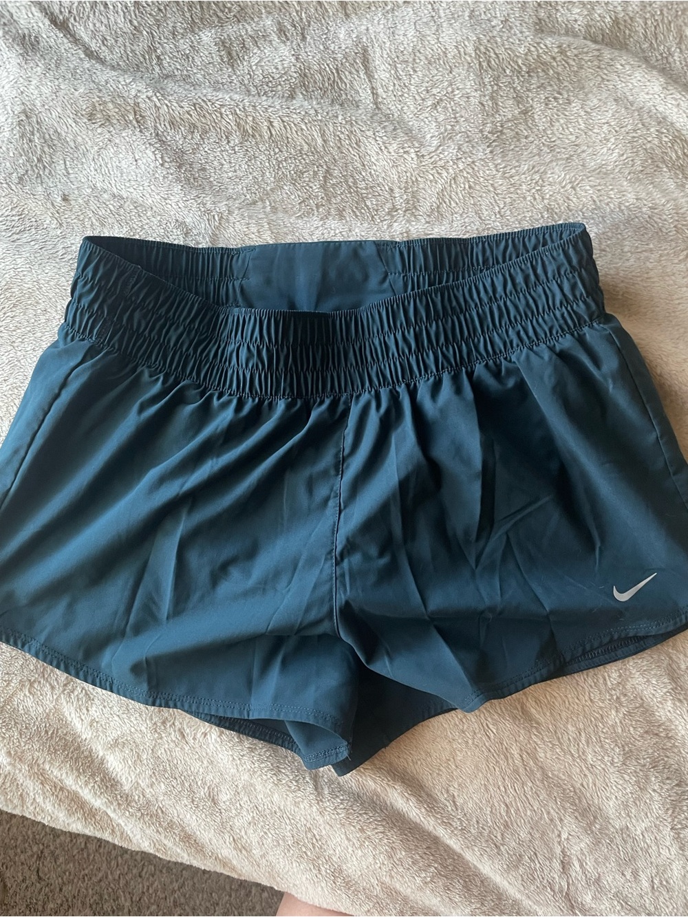 Nike Women's Athletic Shorts - Teal Blue
